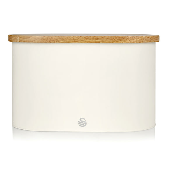 Swan Oval Bread Bin - Nordic Collection
