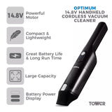 Tower RHH200 Optimum Handheld 14.8v Cordless Handheld Vacuum Cleaner - T52700