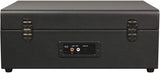 Crosley CR8017B-BK Voyager Portable Turntable with Bluetooth Receiver and Built-in Speakers, Black