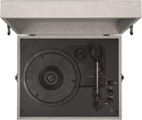 Crosley CR8017A-GY-A Voyager Portable Turntable with Bluetooth Receiver and Built-in Speakers - Grey