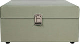 Crosley CR8017B-SA4 Voyager Portable Turntable with Bluetooth Receiver and Built-in Speakers - Sage