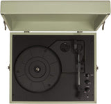 Crosley CR8017B-SA4 Voyager Portable Turntable with Bluetooth Receiver and Built-in Speakers - Sage