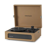 Crosley CR8017B-TA Voyager Portable Turntable with Bluetooth Receiver and Built-in Speakers - Tan