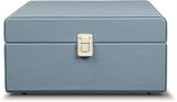 Crosley CR8017B-WB Voyager Portable Turntable with Bluetooth Receiver and Built-in Speakers - Washed Blue