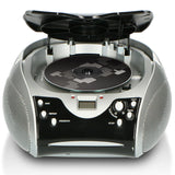 Lenco Stereo FM Radio with CD Player - SCD-24 Black/Silver