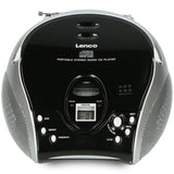 Lenco Stereo FM Radio with CD Player - SCD-24 Black/Silver