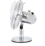 Pifco 10 Inch Chrome Metal Desk Fan - P52008