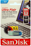 SanDisk Ultra Flair USB 3.0 Flash Drive - 128GB