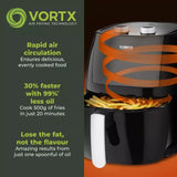 Tower 7 Litre Manual Air Fryer with Vizion Viewing Window ‎- T17071