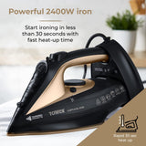 Tower CeraGlide 2400w Cordless Steam Iron - T22008BKG