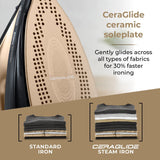 Tower CeraGlide 2400w Cordless Steam Iron - T22008BKG