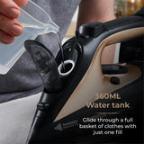 Tower CeraGlide 2400w Cordless Steam Iron - T22008BKG