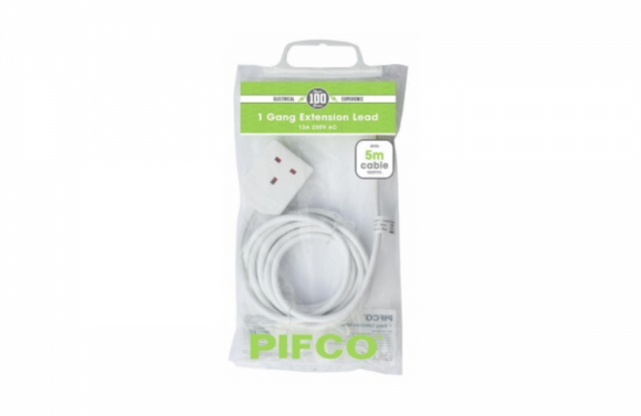 Pifco- 1 Gang 5M Extension Lead -PIF2046
