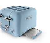 De'Longhi Argento Flora CT04.AZ 4 Slice Toaster