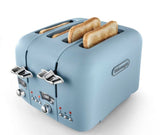 De'Longhi Argento Flora CT04.AZ 4 Slice Toaster