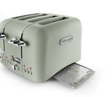 De'Longhi Argento Flora CT04.GR 4 Slice Toaster