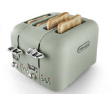 De'Longhi Argento Flora CT04.GR 4 Slice Toaster