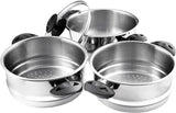Supreme Stainless Steel Collection - 20cm 3 Tier Steamer - SS212