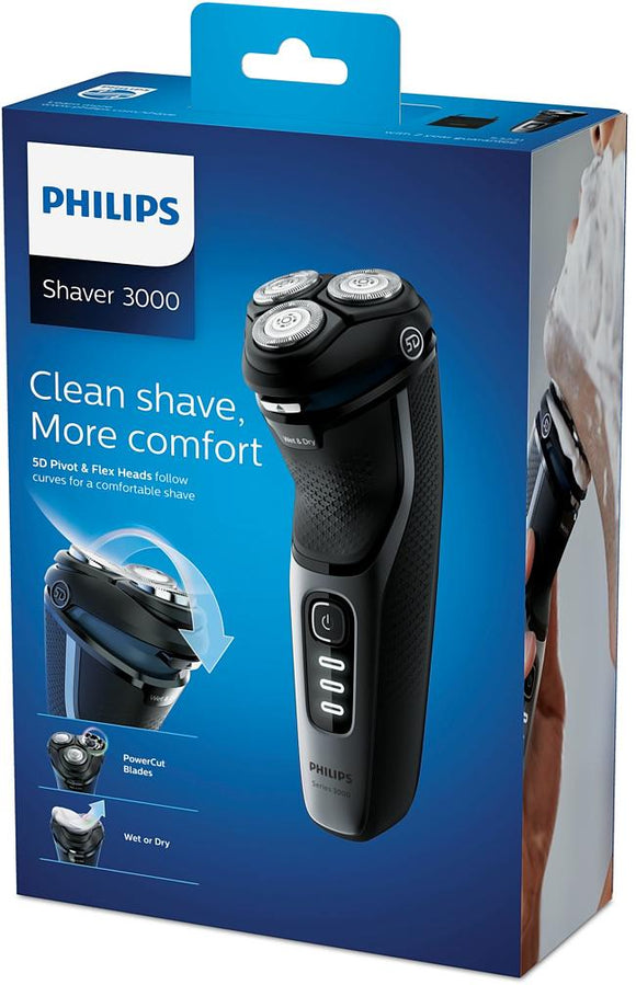 Philips Shaver 3000 Series, Comfortable Fast Shave - S3231/52