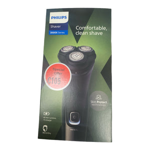 Philips Shaver 3000X Series, Comfortable Clean Shave - X3052/00