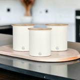 Swan Set of 3 Storage Canisters - Nordic Collection