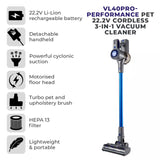 Tower VL40PROPET - Cordless 3-in-1 Vacuum Cleaner - T513004