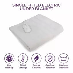 Carmen Single Fitted Electric Blanket with 40cm skirt - C81189