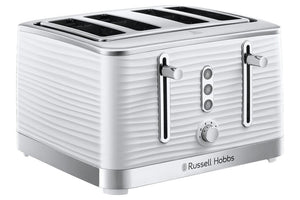 Russell Hobbs Inspire White 4 Slice Toaster