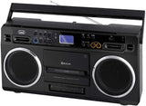 Trevi - Portable Radio Recorder Bluetooth Cassette Radio BLACK - RR 504 BT