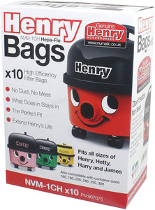 Henry NVM-1CH Hepa-Flo Bags