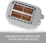 Breville Bold Ice Grey 2-Slice Toaster - VTR002