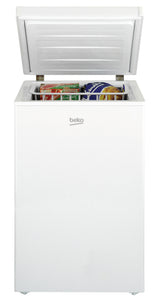 Beko - Freestanding Small Chest Freezer with Freezer Guard - CF374W