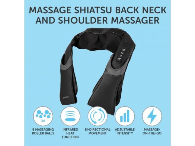 Marnur shiatsu neck shoulder and back massager best sale