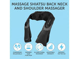Carmen Shiatsu Back, Neck and Shoulder Massager with Heat - C81131