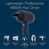 Carmen Twilight Series Reflection Pro Compact 1800W Hair Dryer - C81065BC