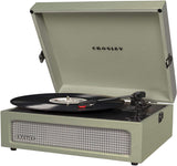 Crosley CR8017B-SA4 Voyager Portable Turntable with Bluetooth Receiver and Built-in Speakers - Sage