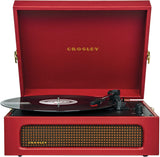 Crosley CR8017B-BUR Voyager Portable Turntable with Bluetooth Receiver and Built-in Speakers - Burgundy