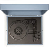 Crosley CR8017B-WB Voyager Portable Turntable with Bluetooth Receiver and Built-in Speakers - Washed Blue