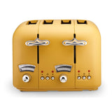 De'Longhi Argento Silva Kettle & 4 Slice Toaster Set - Yellow