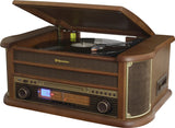 Roadstar HIF-1993BT Wooden Retro Style Turntable with Bluetooth