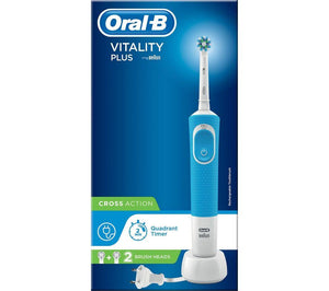 Oral-B Vitality Plus Cross Action Electric Toothbrush Powered by Braun