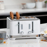 Russell Hobbs - Structure White 4 slice toaster