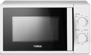 Tower - 20 Litre White 700w Manual Microwave - T24034WHT