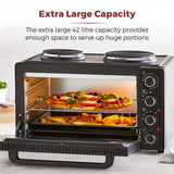 Tower Mini Oven with Hot Plates & Rotisserie - T14045