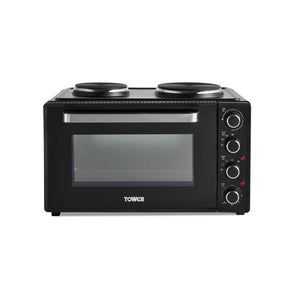 Tower Mini Oven with Hot Plates & Rotisserie - T14045