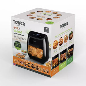 Tower Xpress Pro Combo 2000W 11 Litre 10-in-1 Digital Air Fryer Oven with Rotisserie - T17076