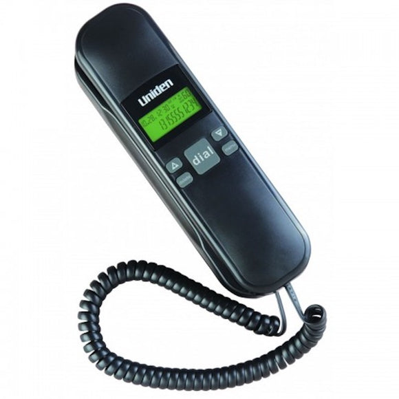 Uniden - Corded Telephone with Caller ID - CE7104 Black