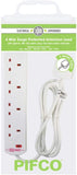 Pifco - 4 way Surge Protected Extension Lead  - EXT1028