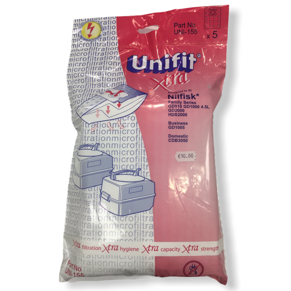 Unifit -  Vacuum Bags x 5 - UNI-155x