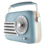 Akai Vintage Radio with AM and FM Radio Functions - Blue
